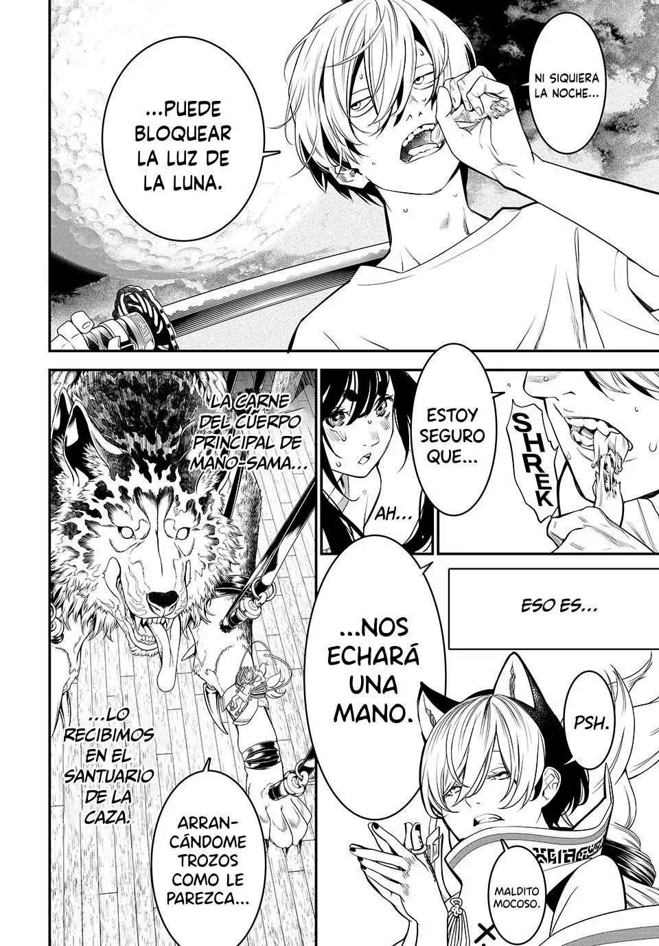 Kaijin Fugeki Capitulo 15: Me aferro a la vida, creyendo que algún día, volveré a tomar el sol. página 18