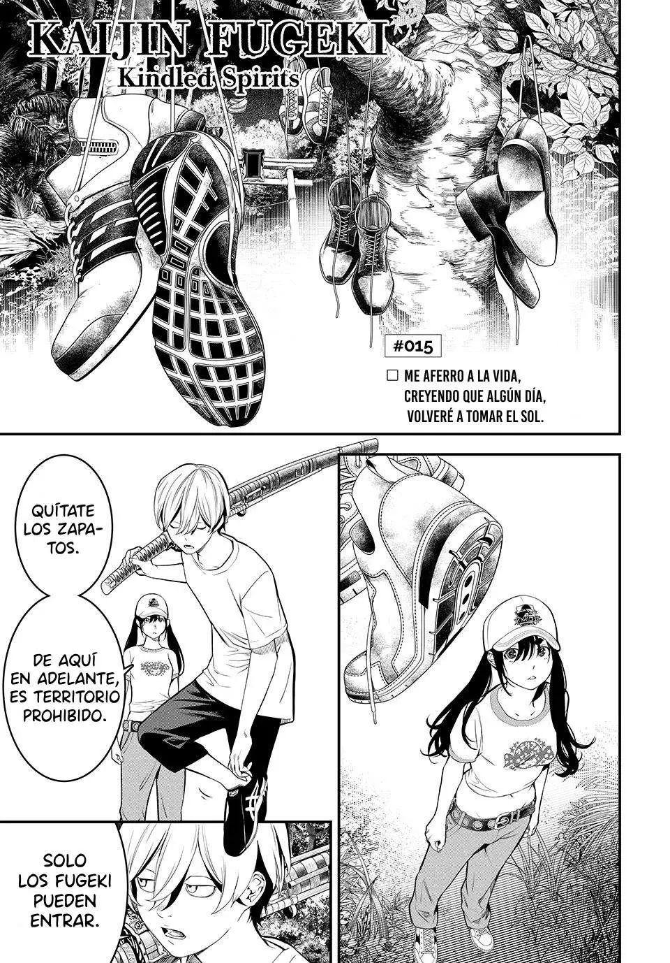 Kaijin Fugeki Capitulo 15: Me aferro a la vida, creyendo que algún día, volveré a tomar el sol. página 2