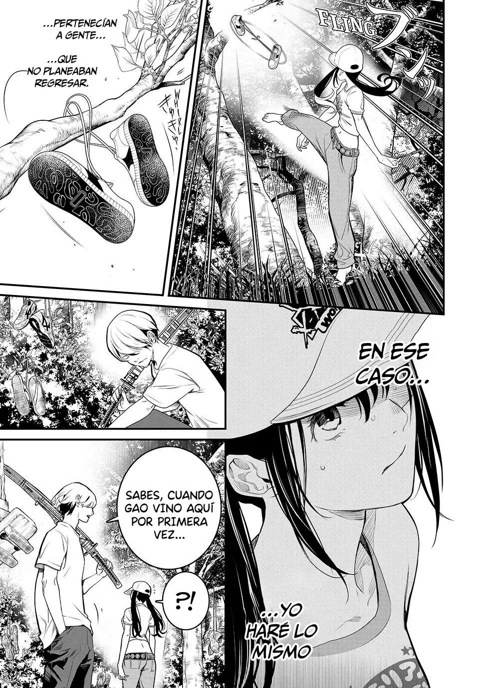 Kaijin Fugeki Capitulo 15: Me aferro a la vida, creyendo que algún día, volveré a tomar el sol. página 4