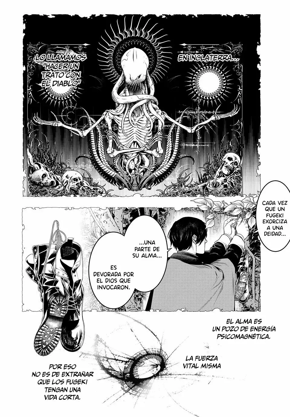 Kaijin Fugeki Capitulo 15: Me aferro a la vida, creyendo que algún día, volveré a tomar el sol. página 5