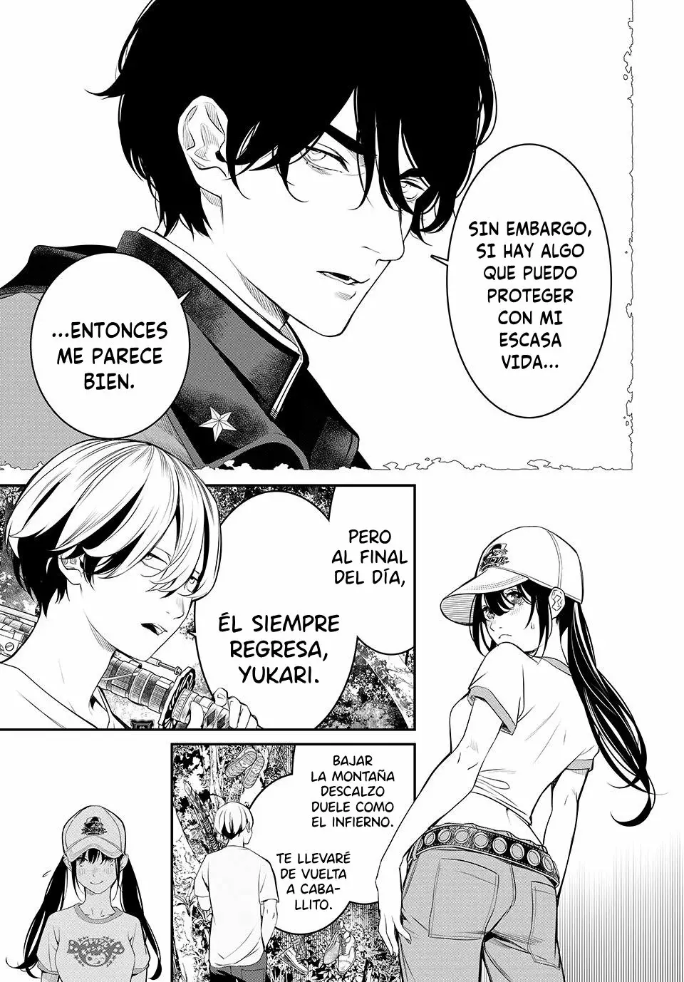 Kaijin Fugeki Capitulo 15: Me aferro a la vida, creyendo que algún día, volveré a tomar el sol. página 6