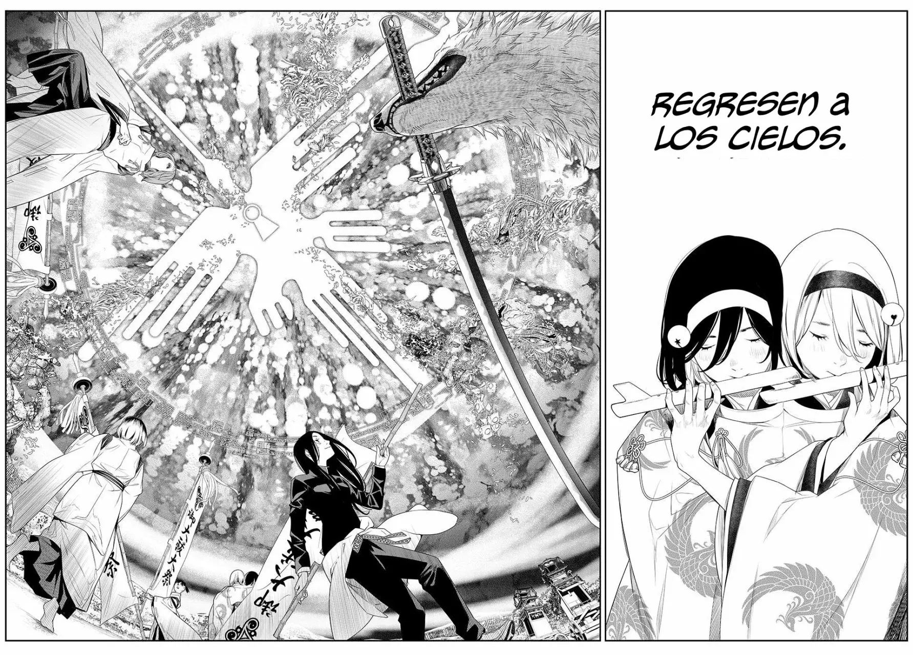 Kaijin Fugeki Capitulo 18: Míranos ahora, mucho más allá de las lágrimas que atravesaron tus sueños. página 14