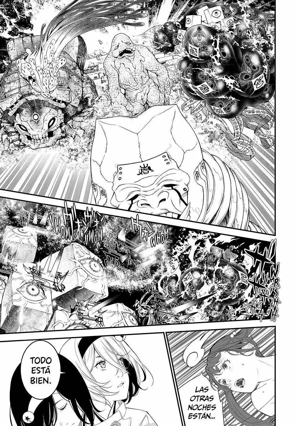 Kaijin Fugeki Capitulo 18: Míranos ahora, mucho más allá de las lágrimas que atravesaron tus sueños. página 5