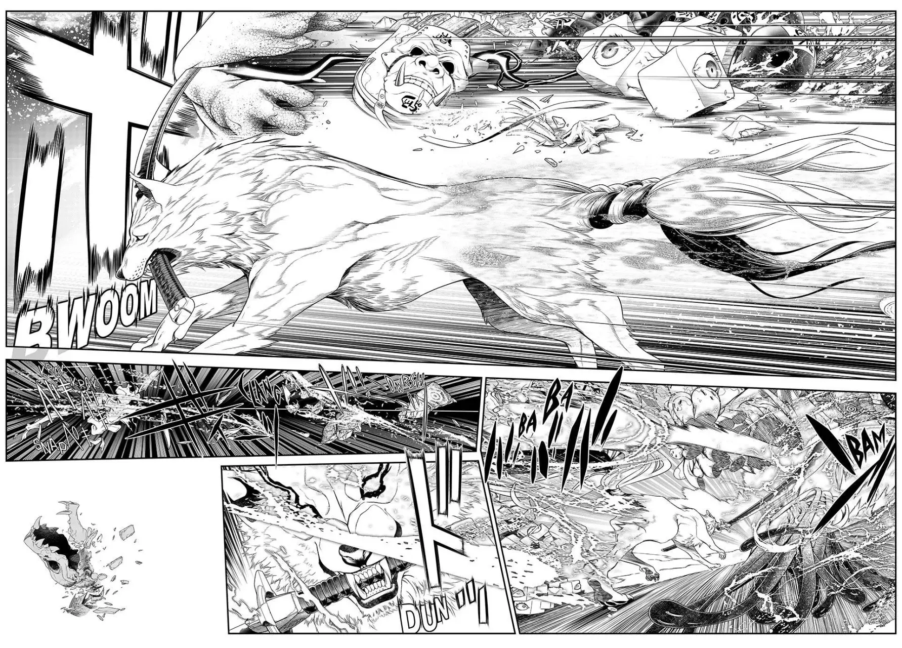Kaijin Fugeki Capitulo 18: Míranos ahora, mucho más allá de las lágrimas que atravesaron tus sueños. página 6