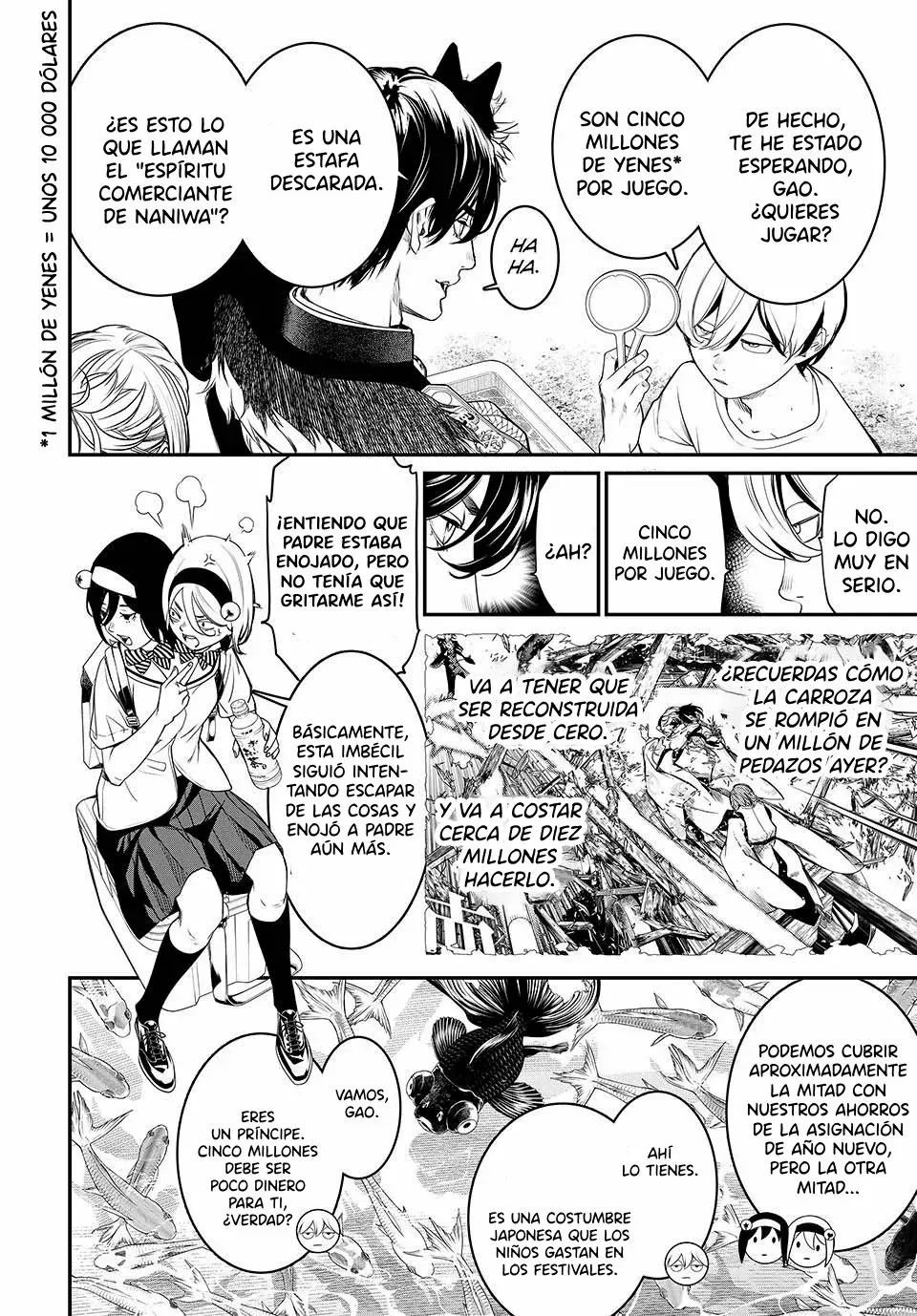 Kaijin Fugeki Capitulo 19: ¿Quién necesita un mundo azucarado de suerte y felicidad voluble? página 11
