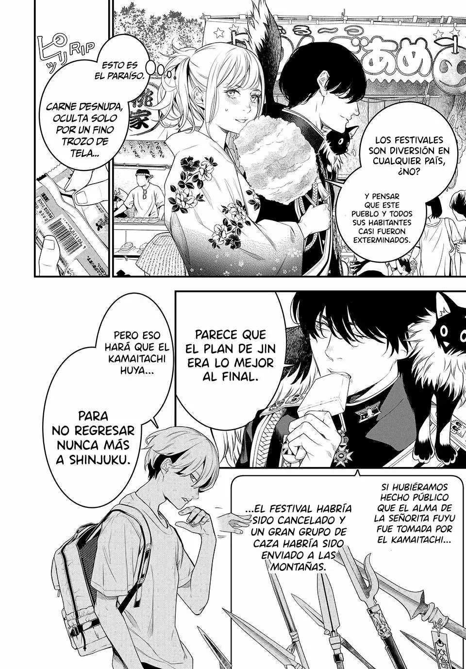 Kaijin Fugeki Capitulo 19: ¿Quién necesita un mundo azucarado de suerte y felicidad voluble? página 5