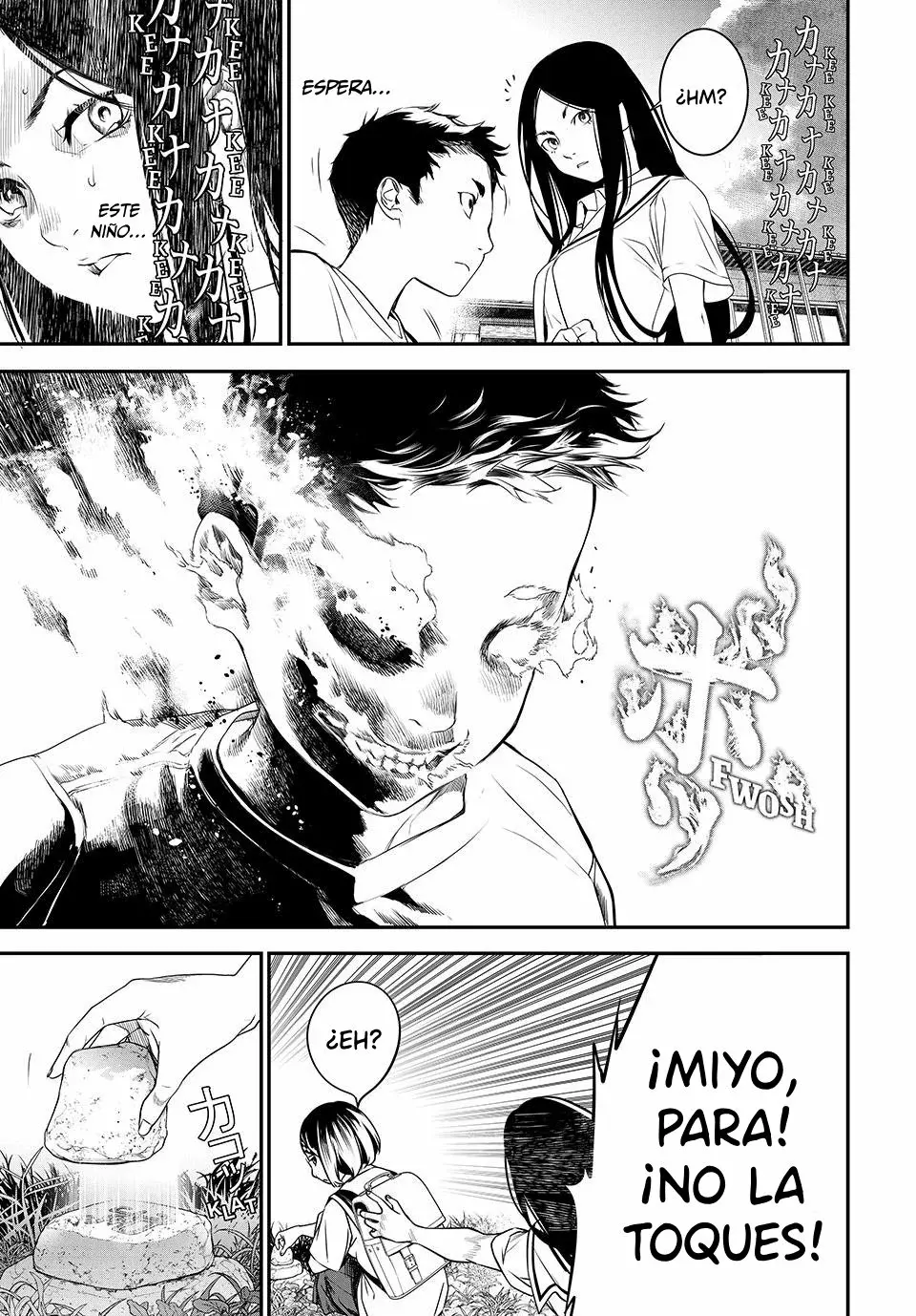 Kaijin Fugeki Capitulo 21: Mi mundo siempre está en llamas. página 22