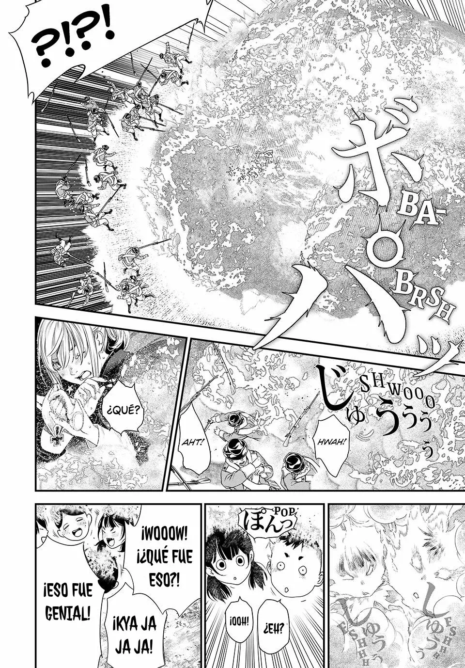 Kaijin Fugeki Capitulo 23: Jugar con fuego es divertido. página 6