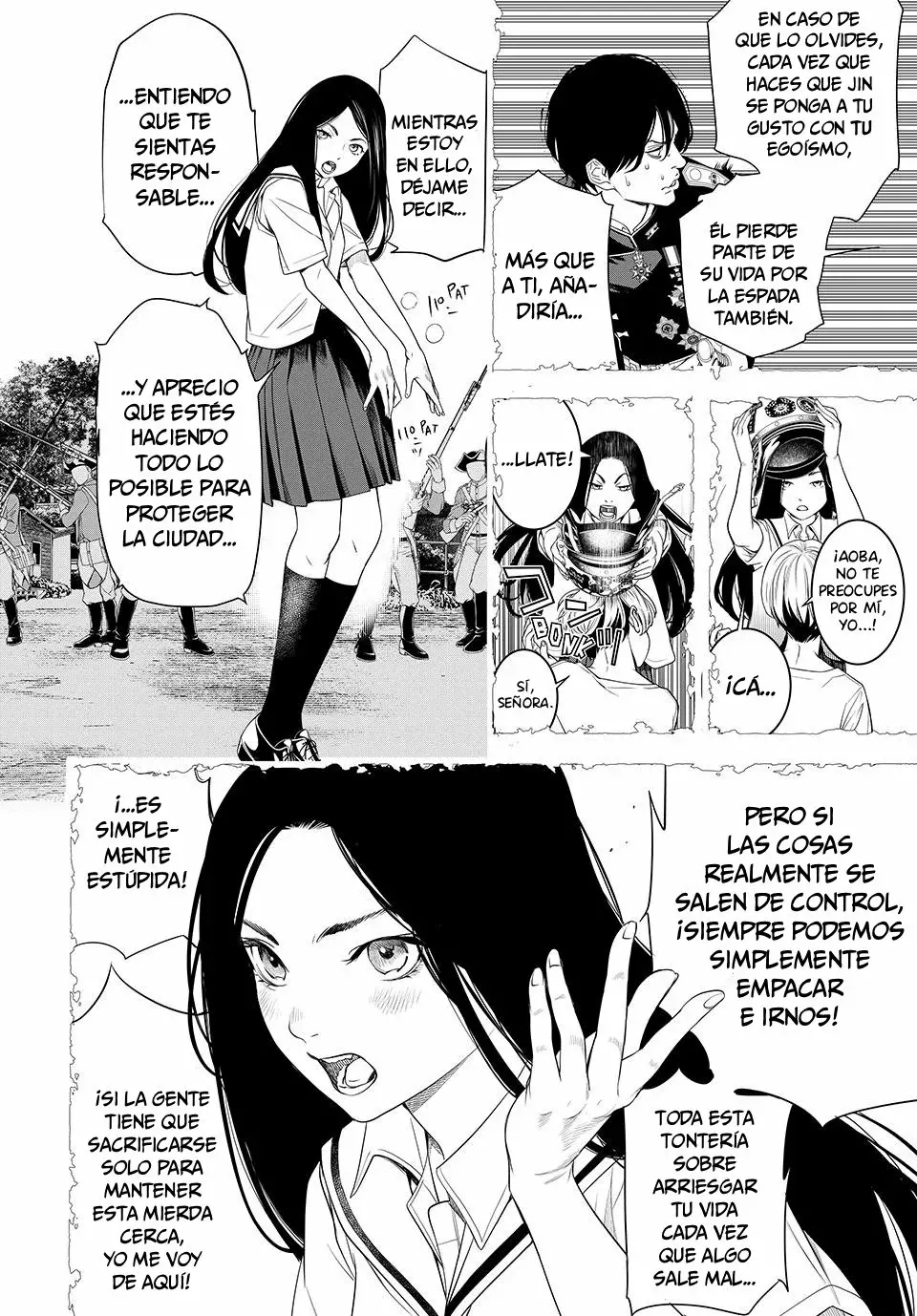 Kaijin Fugeki Capitulo 24: Yo era más fuerte cuando no podía ver nada. página 12