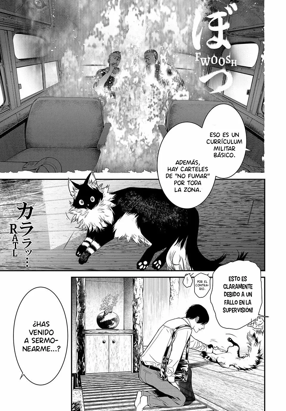 Kaijin Fugeki Capitulo 24: Yo era más fuerte cuando no podía ver nada. página 15