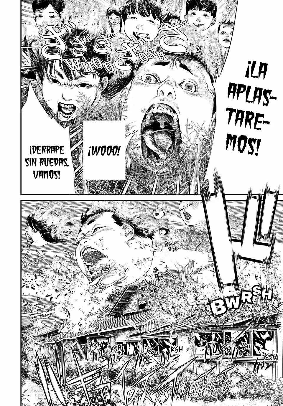 Kaijin Fugeki Capitulo 26: Es mejor guardar los comentarios hirientes y los recuerdos dolorosos. página 6