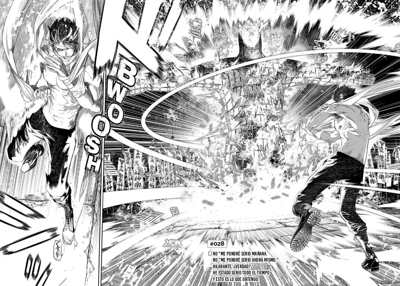 Kaijin Fugeki Capitulo 28: No "me pondré serio mañana. no "me pondré serio ahora mismo." hilarante, ¿verdad? página 5