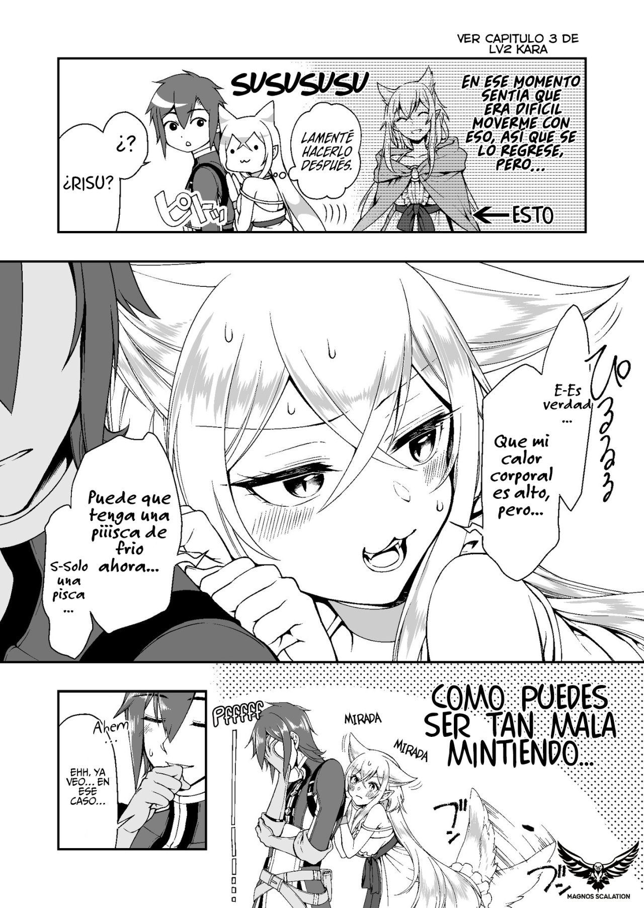 Lv2 kara Cheat datta Moto Yuusha Kouho no Mattari Isekai Life Capitulo 14.5: El mal plan de la esposa con orejas de animal página 3