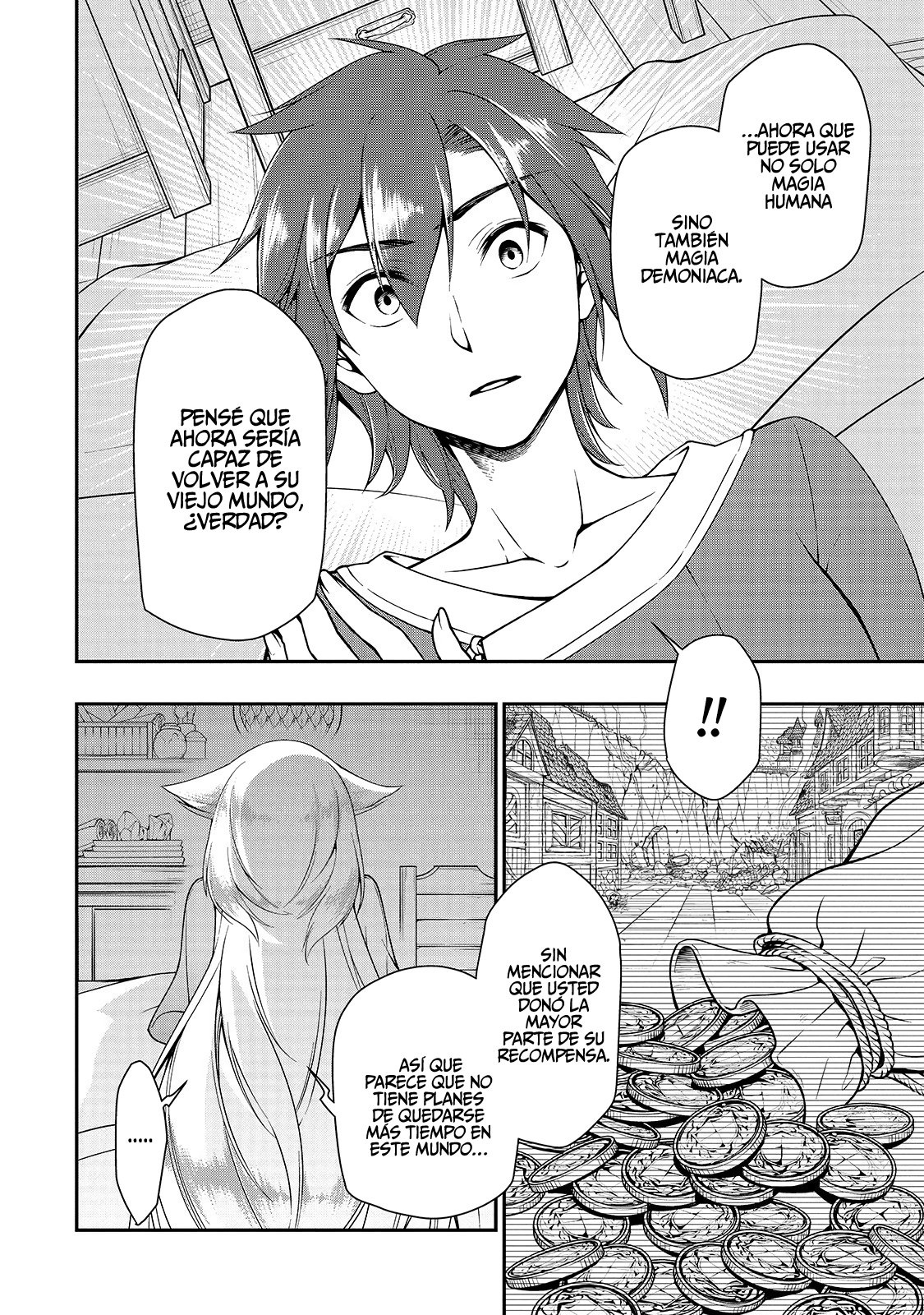 Lv2 kara Cheat datta Moto Yuusha Kouho no Mattari Isekai Life Capitulo 14: Adiós. página 3