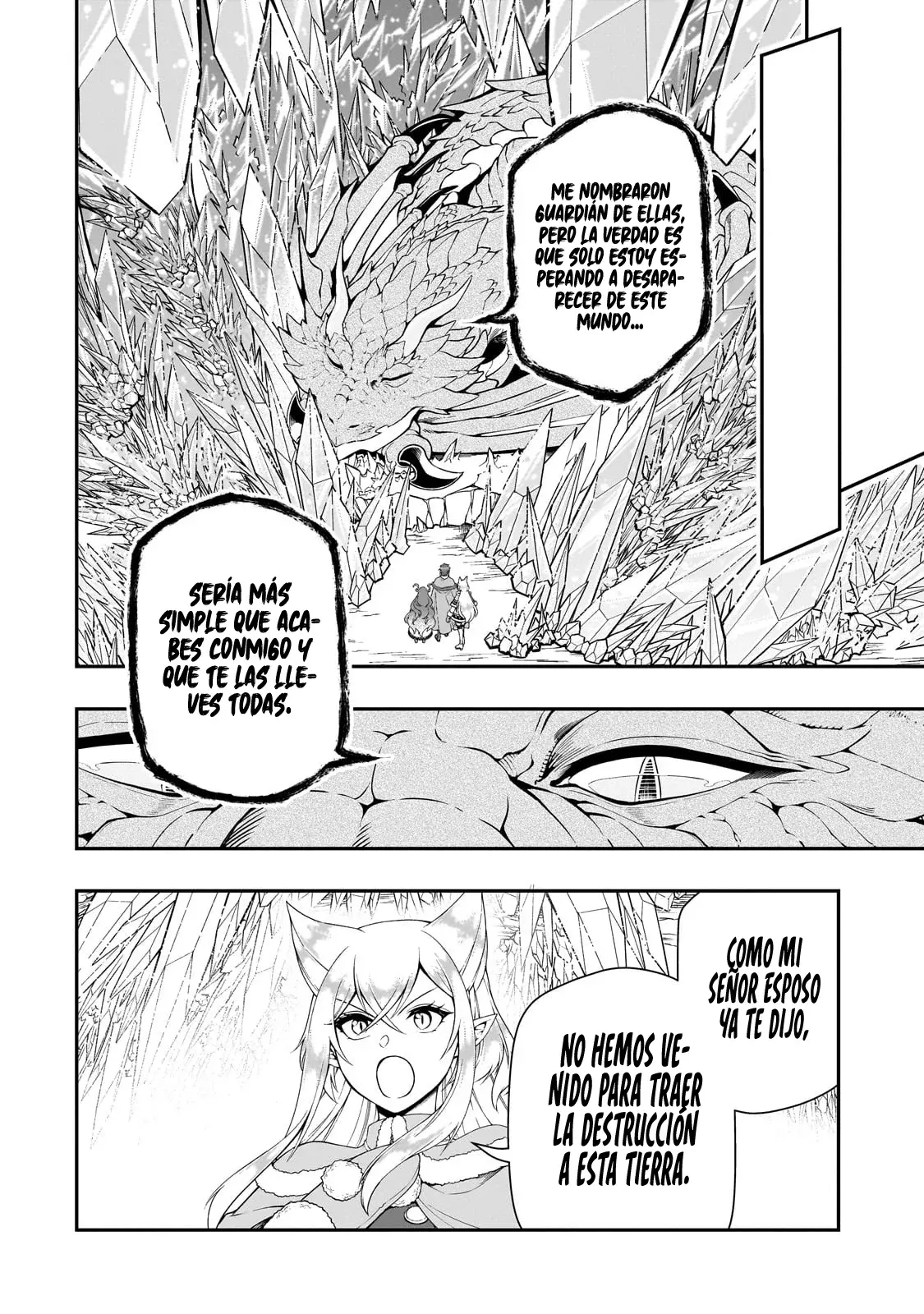 Lv2 kara Cheat datta Moto Yuusha Kouho no Mattari Isekai Life Capitulo 49: Los Tres Djinss del Mundo Oscuro. página 20