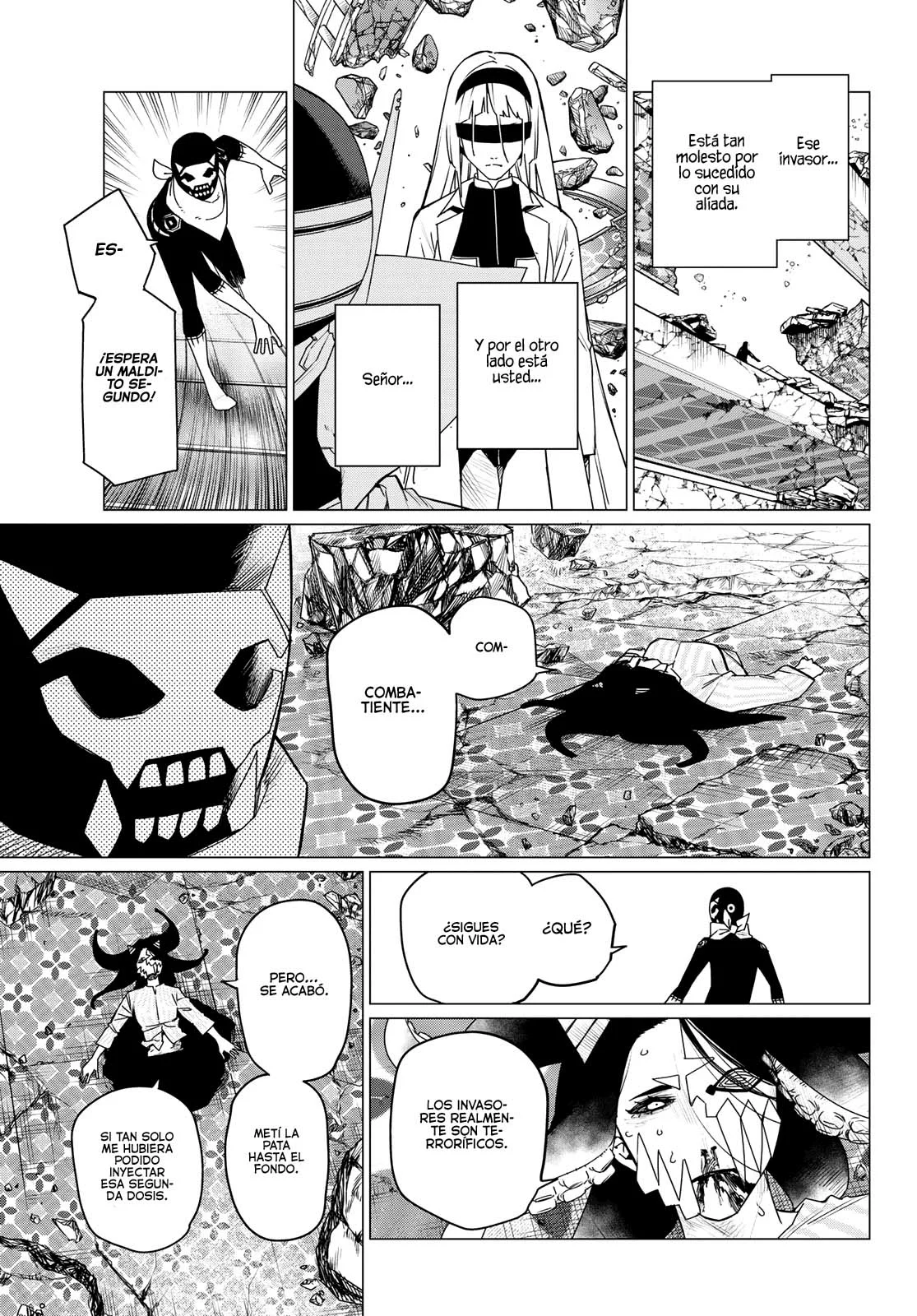 Sentai Daishikkaku Capitulo 101: Batalla de tres frentes, parte 7 página 8