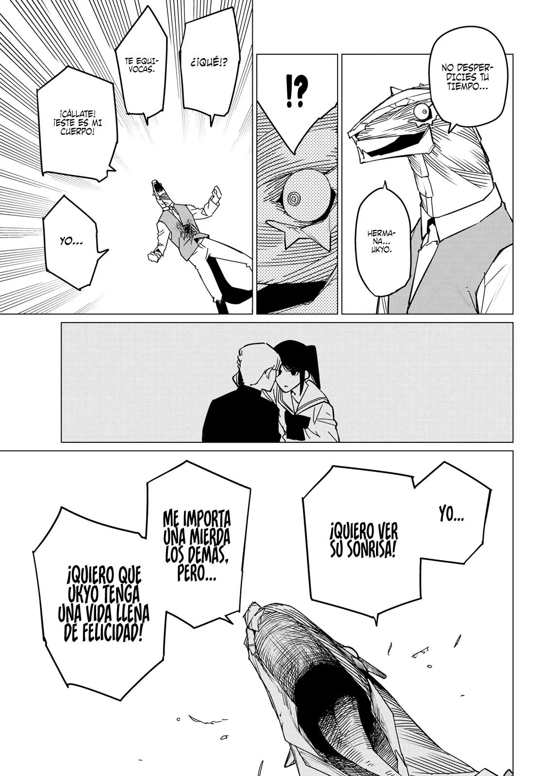 Sentai Daishikkaku Capitulo 104: Batalla de tres frentes, parte 9 página 14