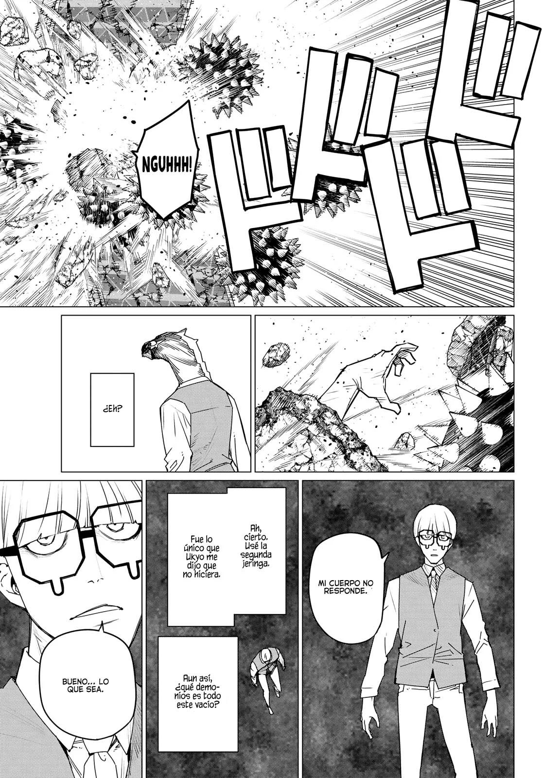 Sentai Daishikkaku Capitulo 104: Batalla de tres frentes, parte 9 página 4