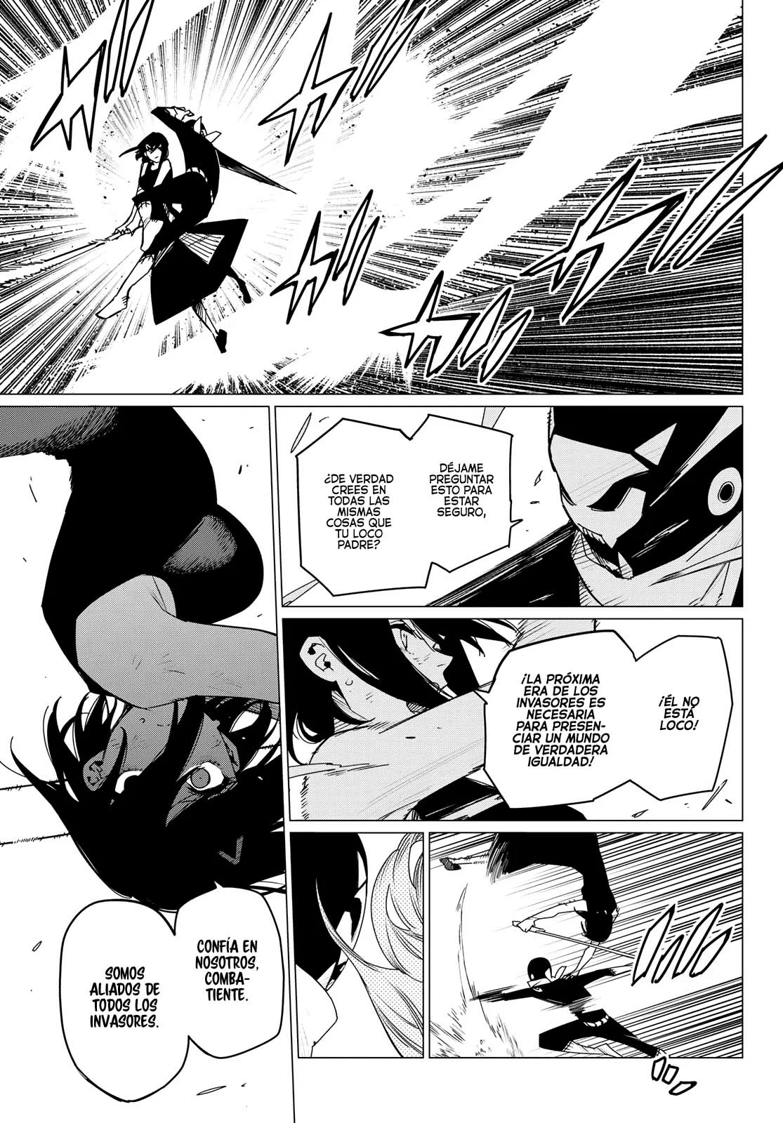 Sentai Daishikkaku Capitulo 105: Batalla de tres frentes, parte 10 página 10