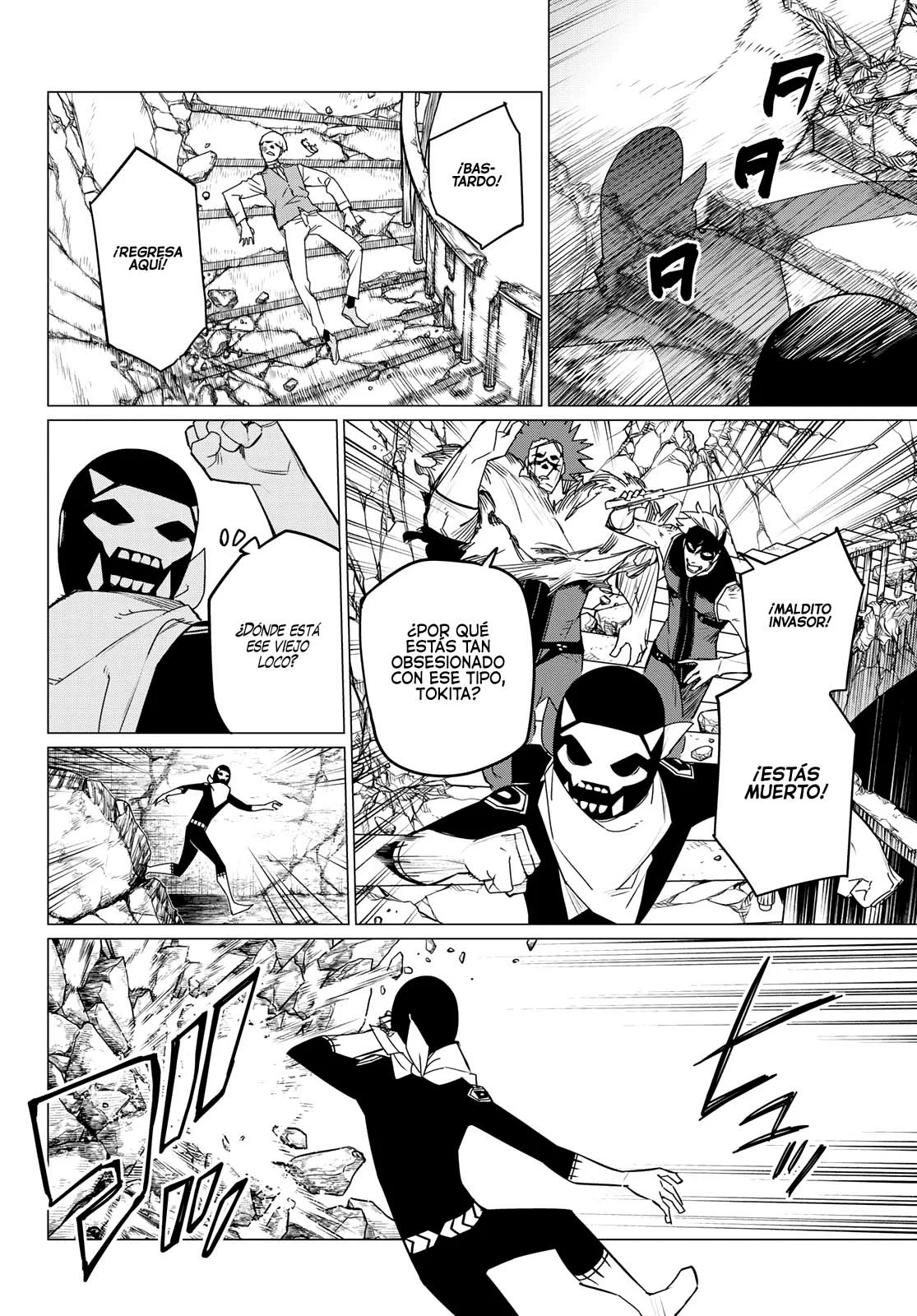 Sentai Daishikkaku Capitulo 105: Batalla de tres frentes, parte 10 página 3