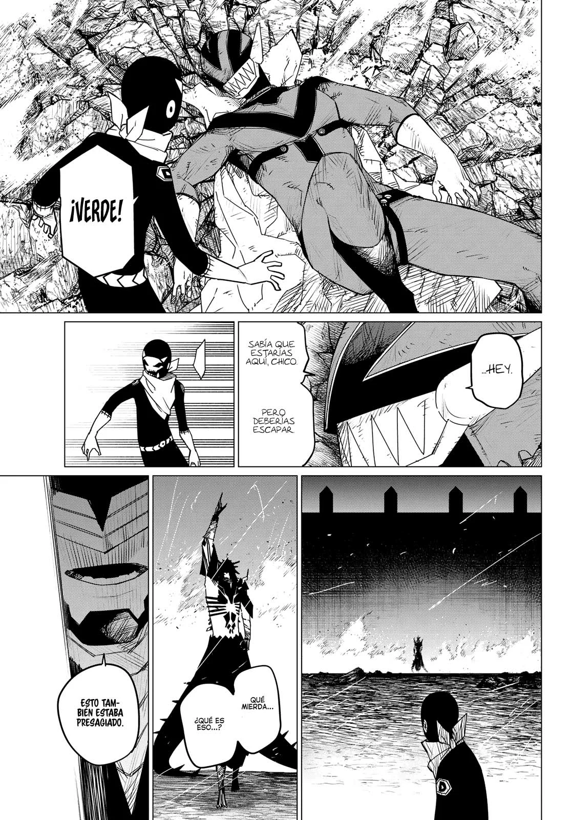 Sentai Daishikkaku Capitulo 105: Batalla de tres frentes, parte 10 página 4