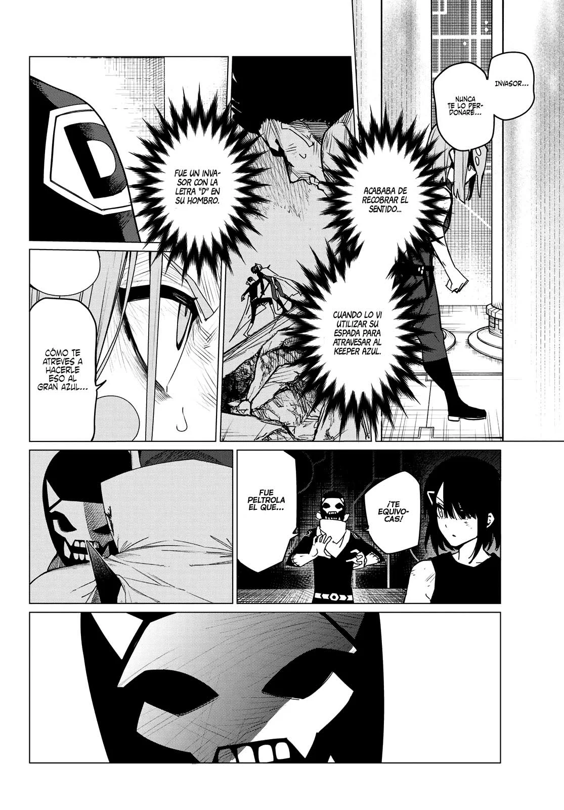 Sentai Daishikkaku Capitulo 107: Batalla de tres frentes, parte 12 página 3
