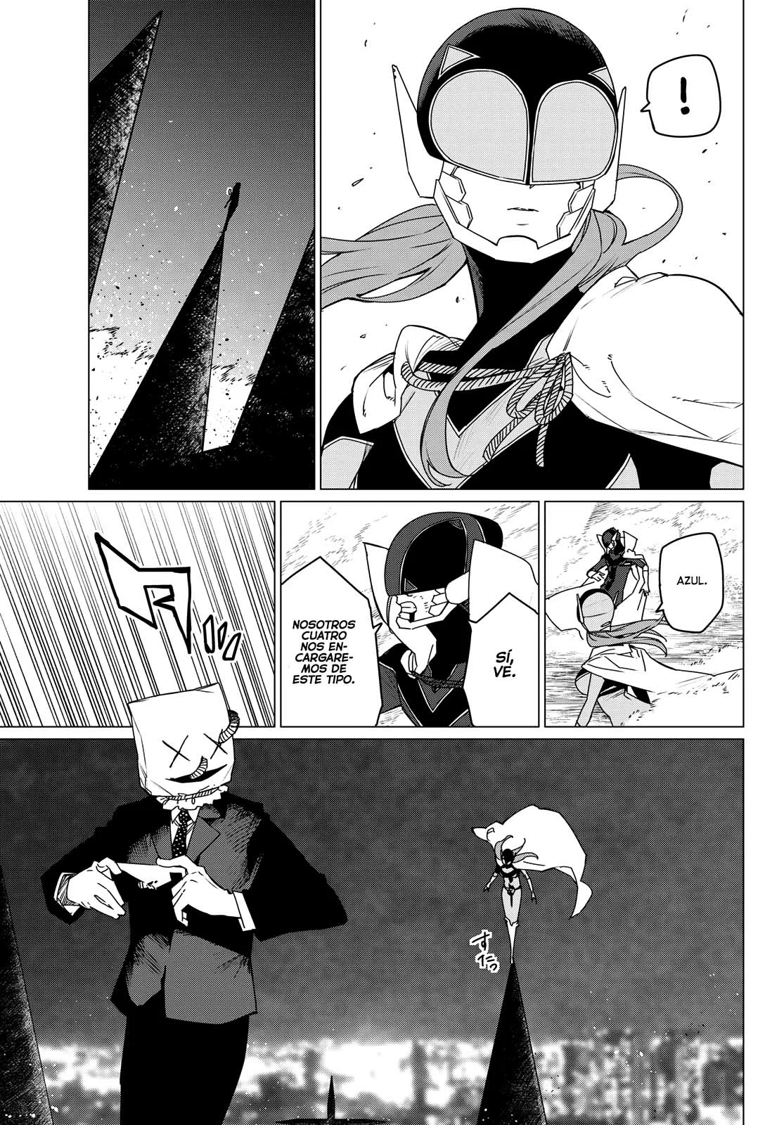 Sentai Daishikkaku Capitulo 109: Batalla de tres frentes, parte 14 página 7