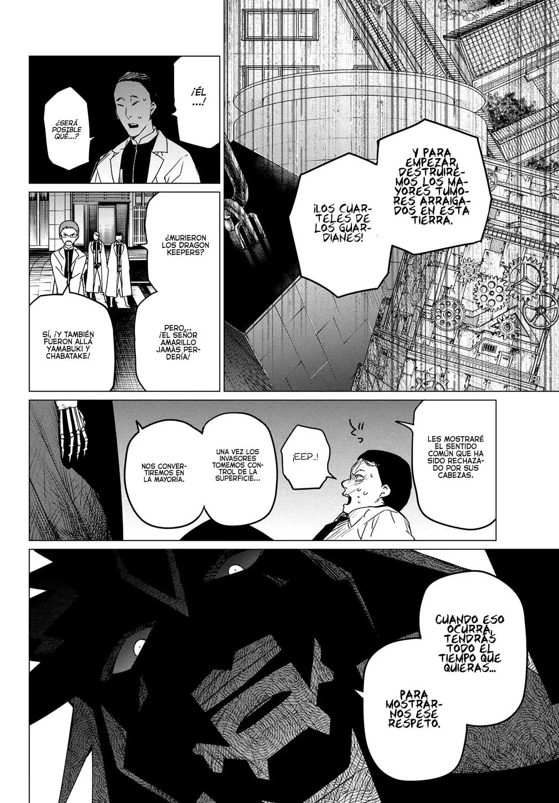 Sentai Daishikkaku Capitulo 113: Batalla de tres frentes, parte 17 página 5