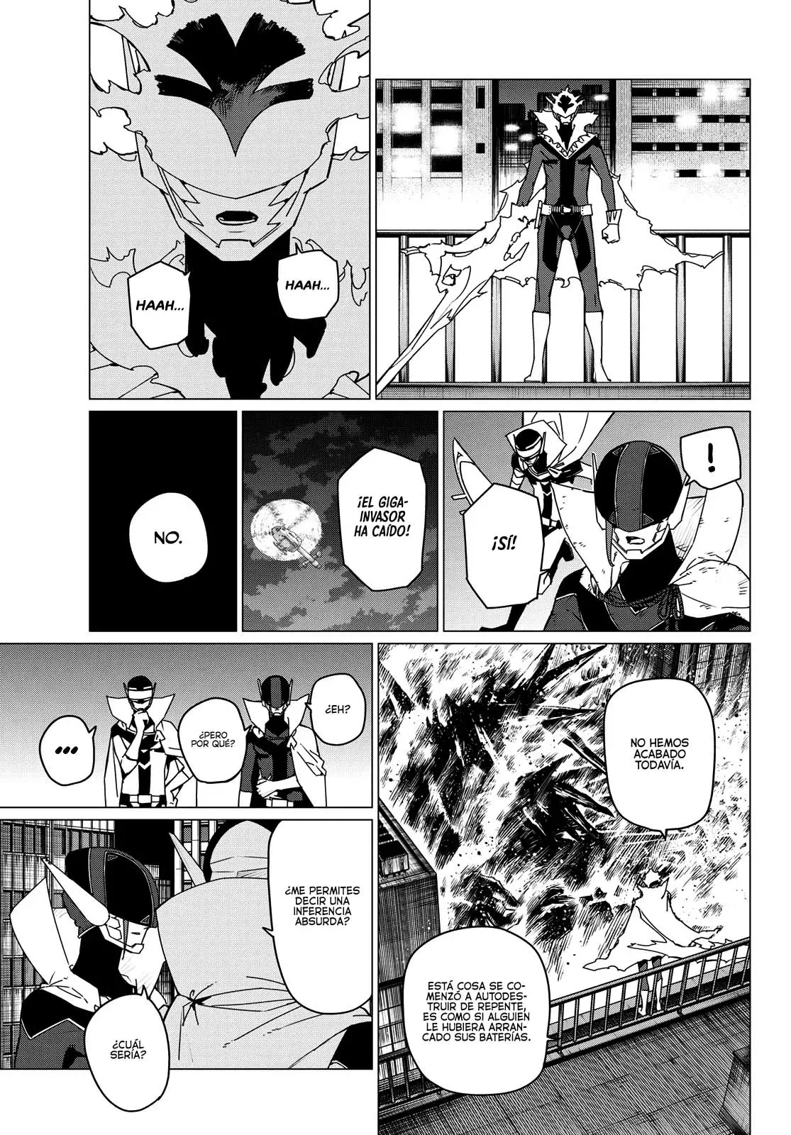 Sentai Daishikkaku Capitulo 124: Batalla de tres frentes, parte 24 página 14