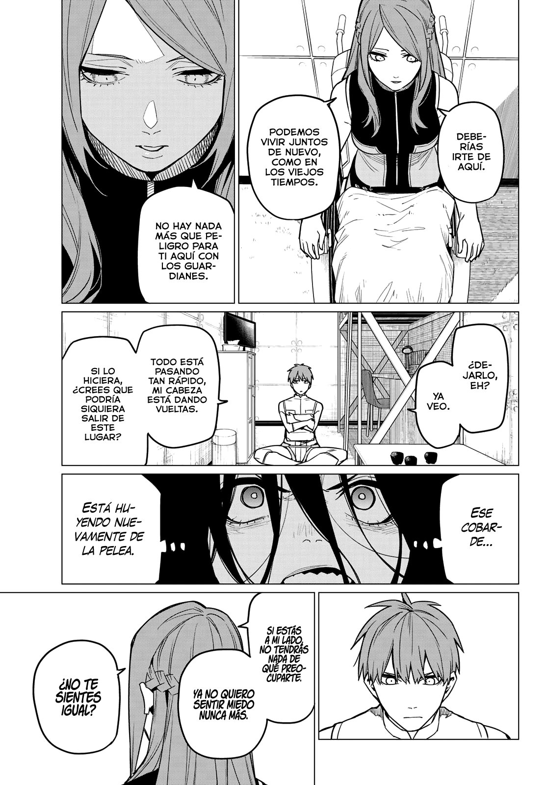 Sentai Daishikkaku Capitulo 16: Los familiares rosa página 8