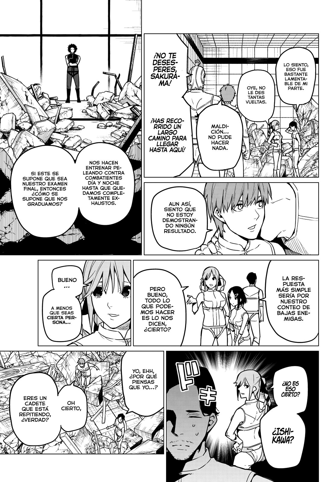 Sentai Daishikkaku Capitulo 17: Un encuentro salido del infierno página 8