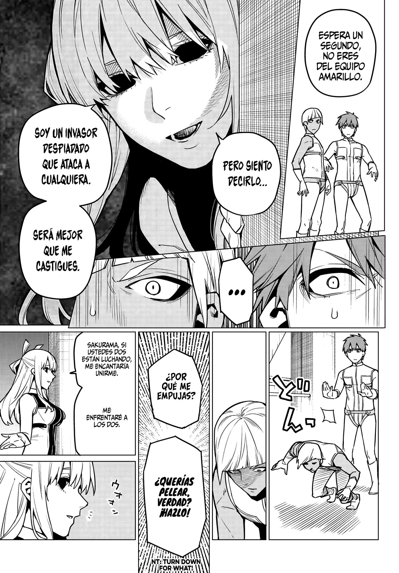 Sentai Daishikkaku Capitulo 18: Los exámenes de Bailong: Enfrentando al invasor rojo. página 10