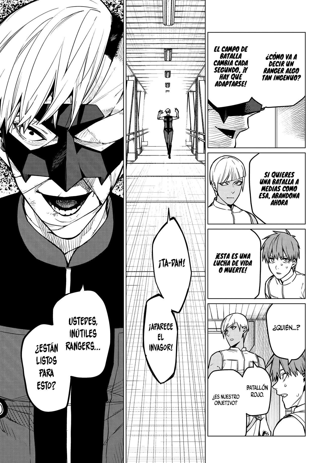 Sentai Daishikkaku Capitulo 18: Los exámenes de Bailong: Enfrentando al invasor rojo. página 14