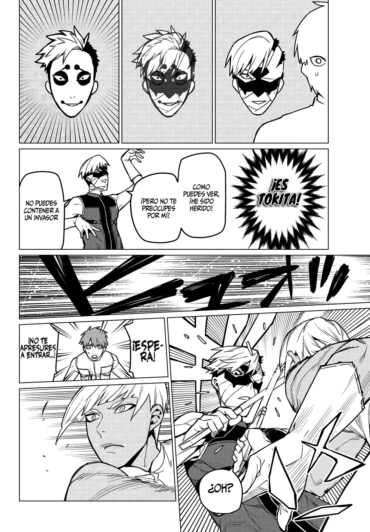 Sentai Daishikkaku Capitulo 18: Los exámenes de Bailong: Enfrentando al invasor rojo. página 15