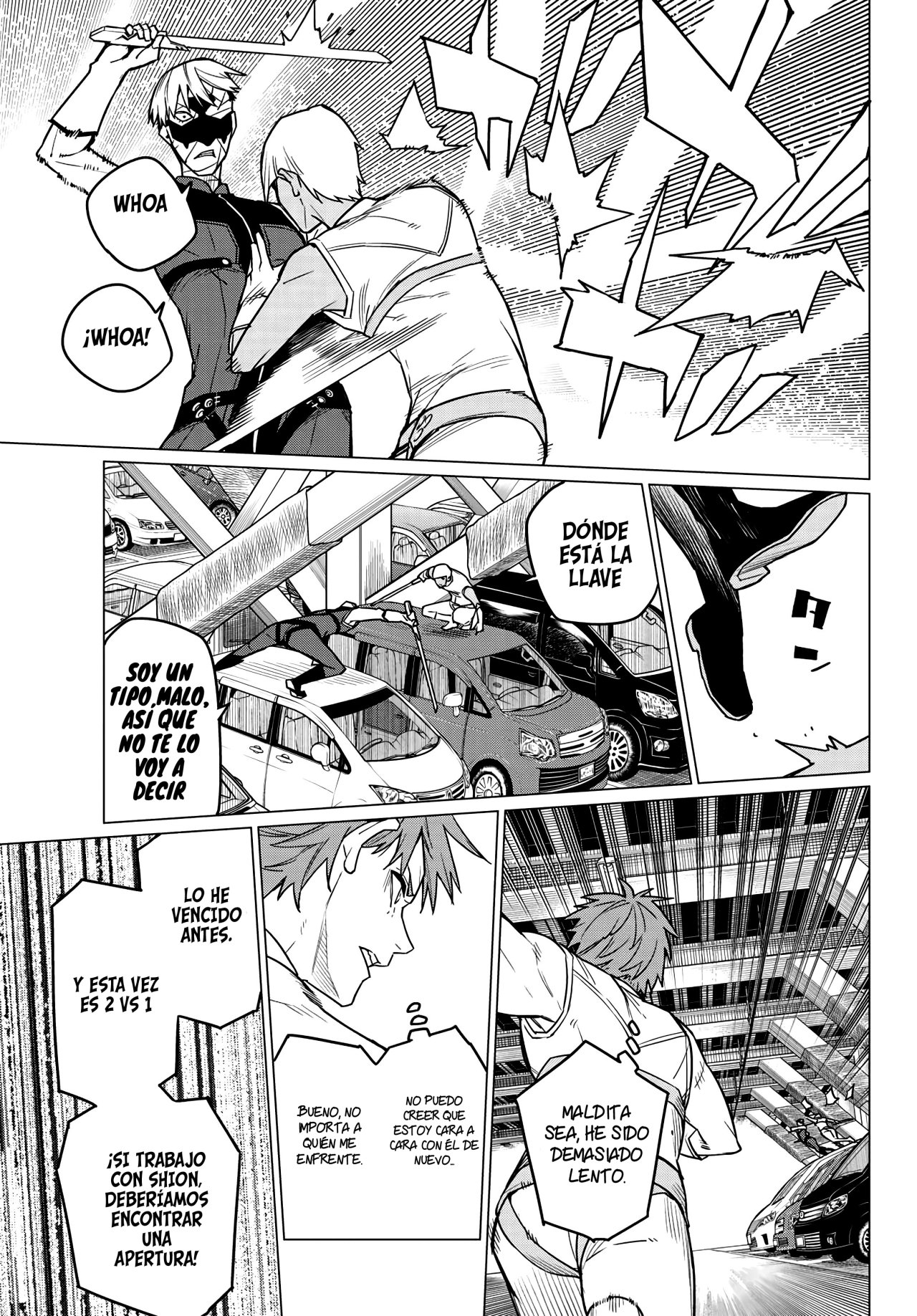 Sentai Daishikkaku Capitulo 18: Los exámenes de Bailong: Enfrentando al invasor rojo. página 16