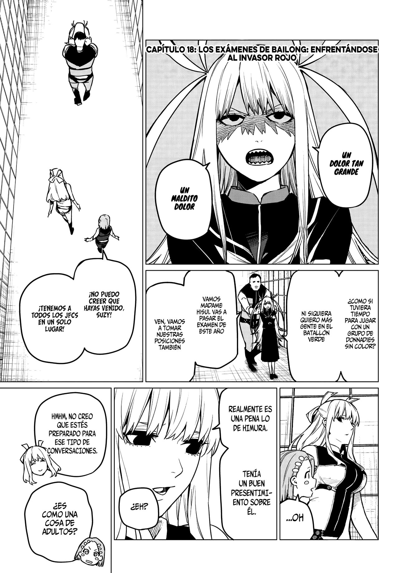 Sentai Daishikkaku Capitulo 18: Los exámenes de Bailong: Enfrentando al invasor rojo. página 2