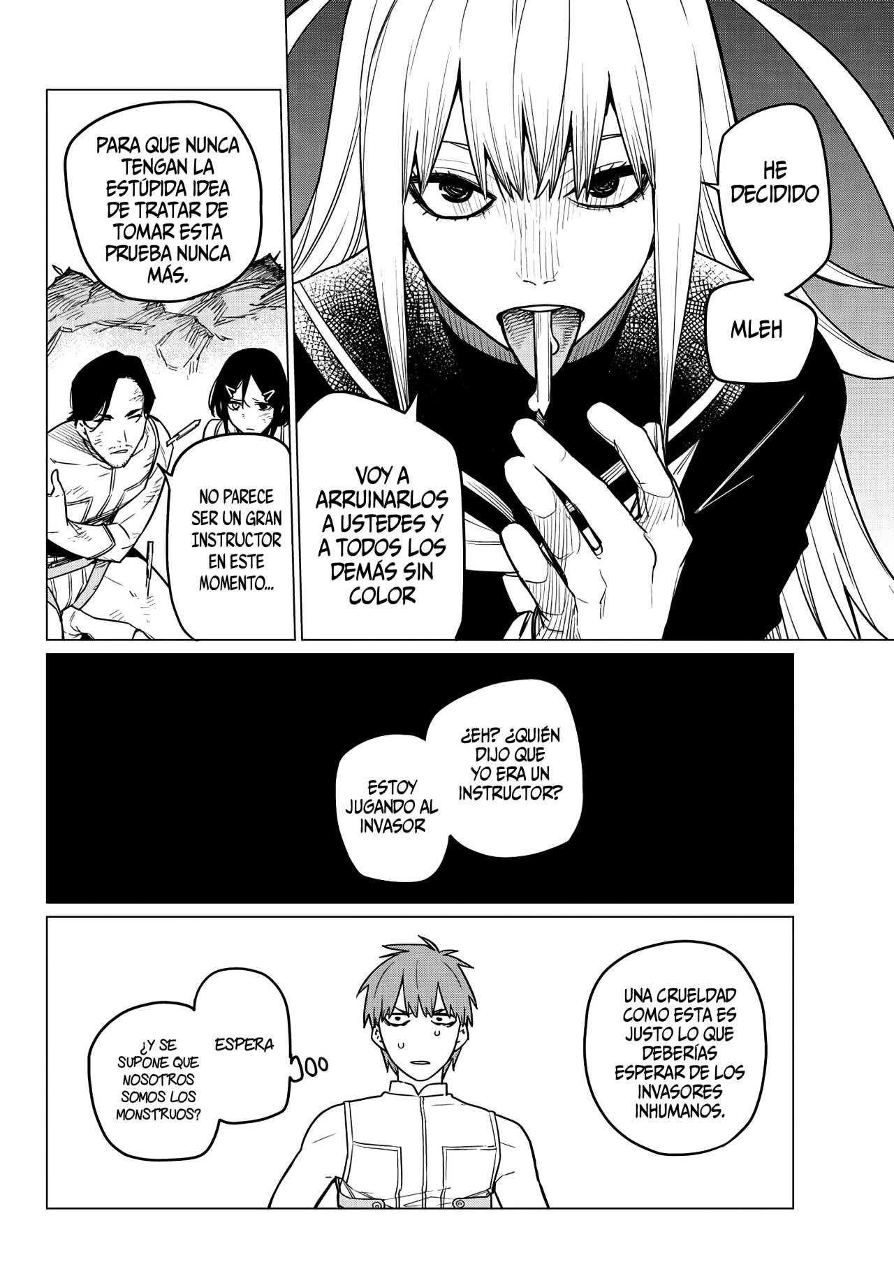 Sentai Daishikkaku Capitulo 18: Los exámenes de Bailong: Enfrentando al invasor rojo. página 21
