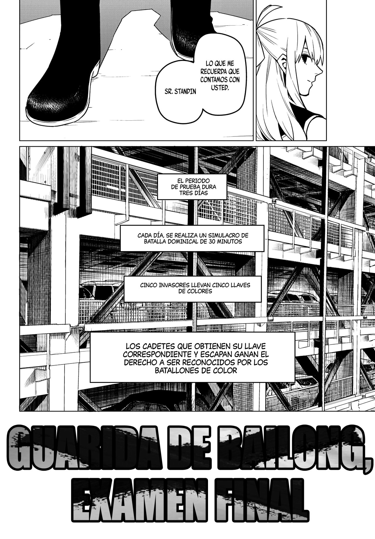 Sentai Daishikkaku Capitulo 18: Los exámenes de Bailong: Enfrentando al invasor rojo. página 3