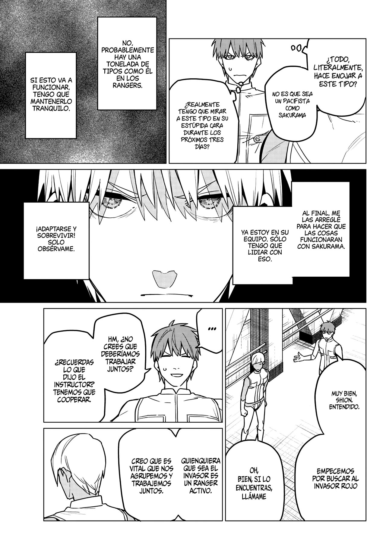Sentai Daishikkaku Capitulo 18: Los exámenes de Bailong: Enfrentando al invasor rojo. página 6
