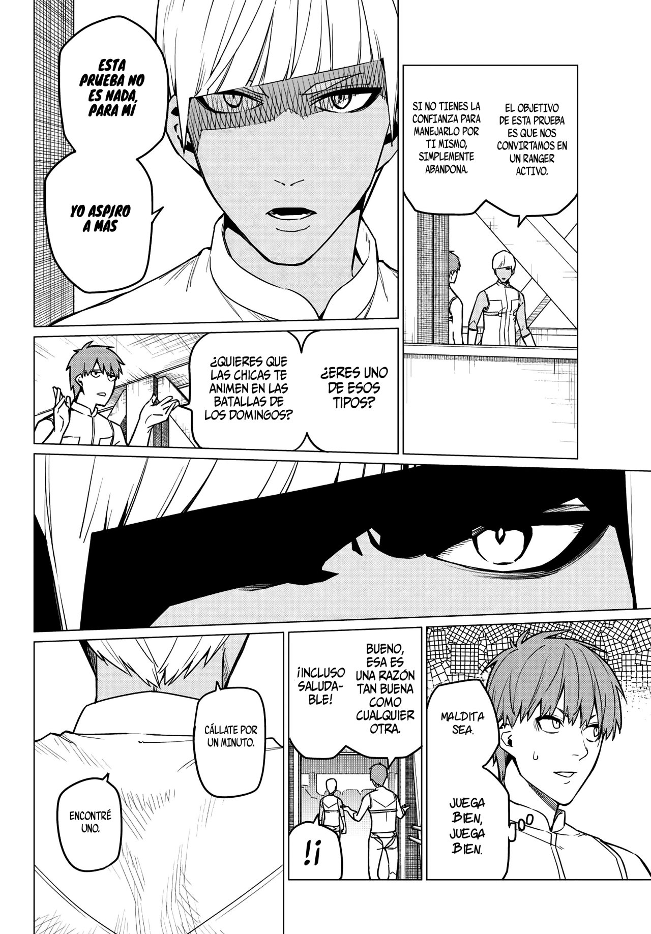 Sentai Daishikkaku Capitulo 18: Los exámenes de Bailong: Enfrentando al invasor rojo. página 7