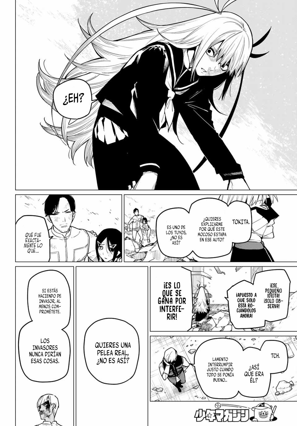 Sentai Daishikkaku Capitulo 19: Los exámenes de Bailong: Enfrentando al invasor rojo, parte 2 página 19