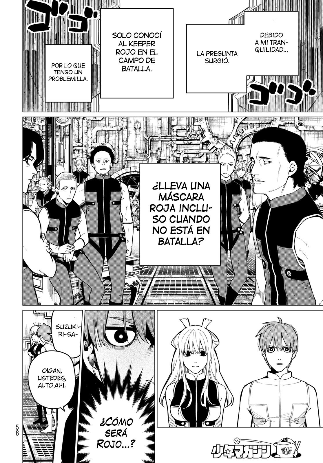 Sentai Daishikkaku Capitulo 2: Encuentra al Keeper Rojo página 19