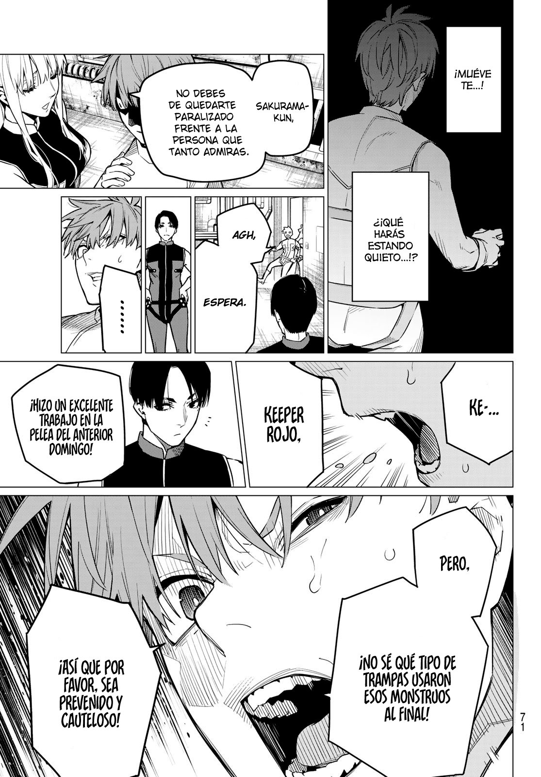 Sentai Daishikkaku Capitulo 2: Encuentra al Keeper Rojo página 31