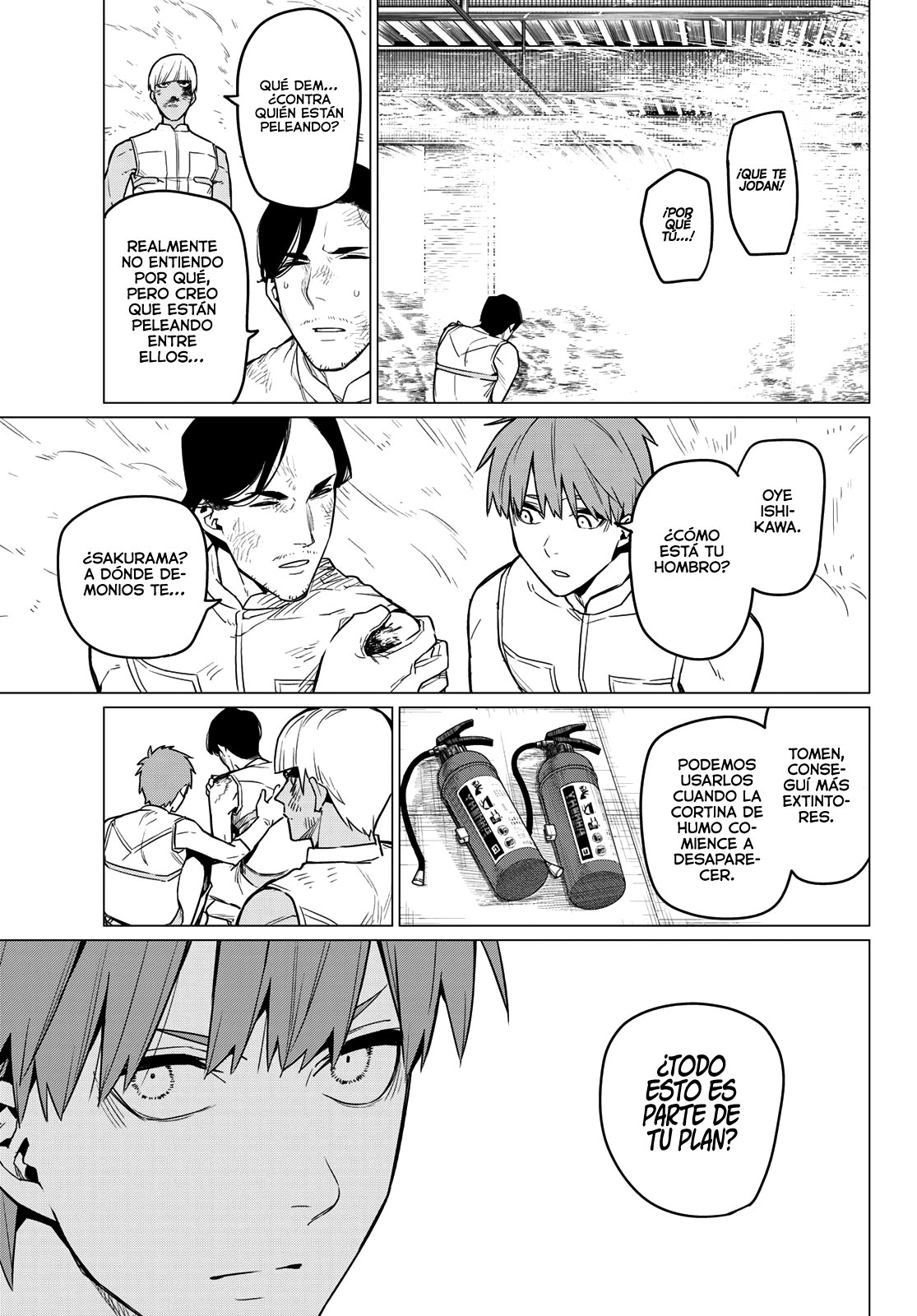 Sentai Daishikkaku Capitulo 20: Los exámenes de Bailong: Enfrentando al invasor rojo, parte 3 página 16