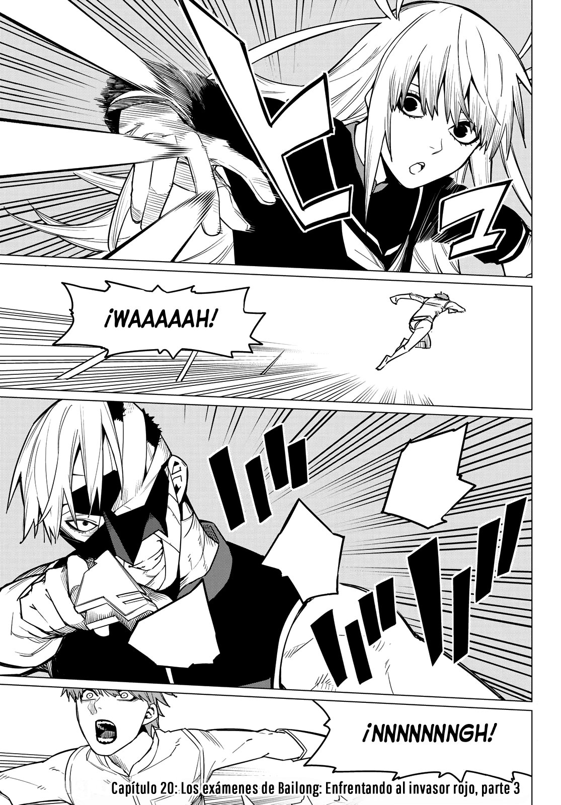 Sentai Daishikkaku Capitulo 20: Los exámenes de Bailong: Enfrentando al invasor rojo, parte 3 página 2