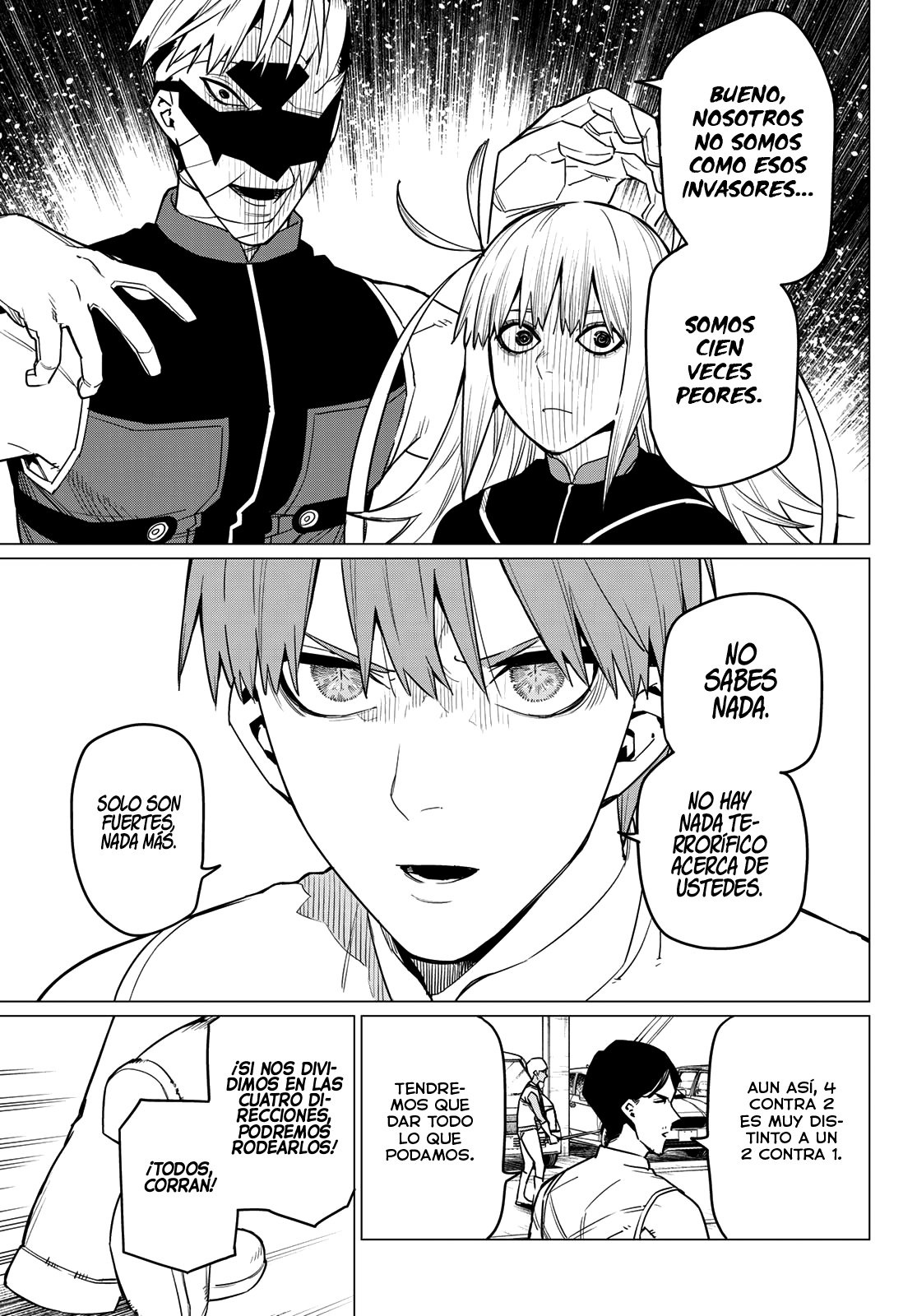 Sentai Daishikkaku Capitulo 20: Los exámenes de Bailong: Enfrentando al invasor rojo, parte 3 página 4