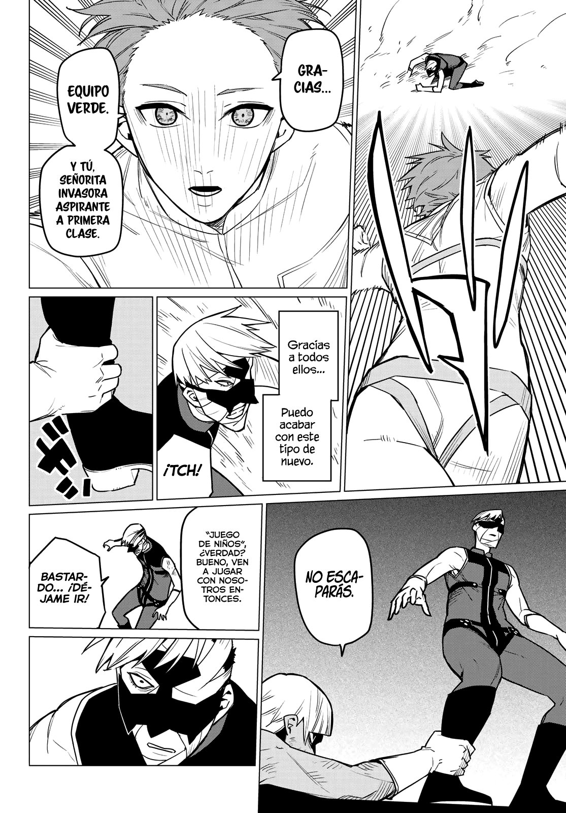 Sentai Daishikkaku Capitulo 21: Los exámenes Bailong: Enfrentando al invasor rojo, parte 4 página 17