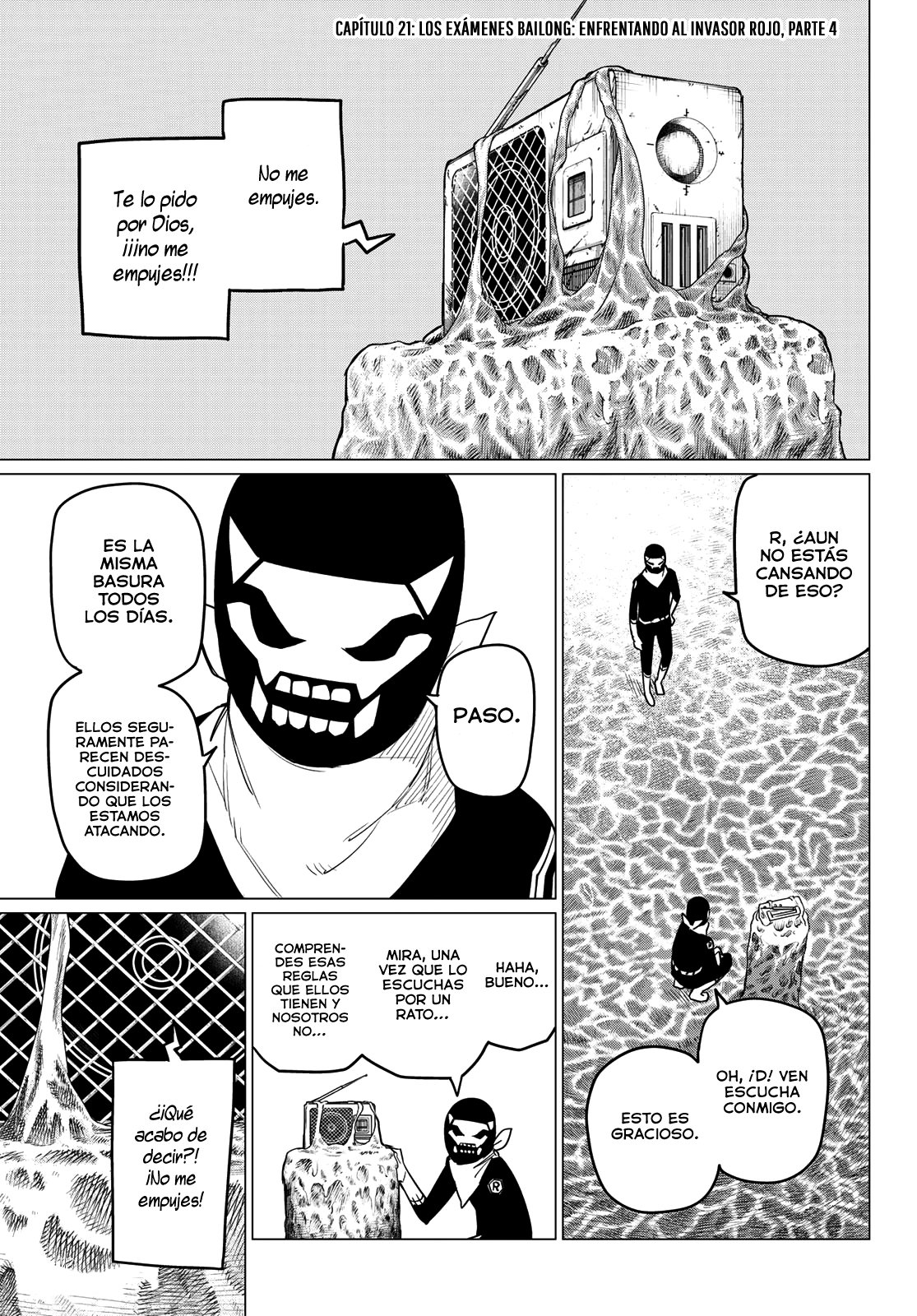 Sentai Daishikkaku Capitulo 21: Los exámenes Bailong: Enfrentando al invasor rojo, parte 4 página 2
