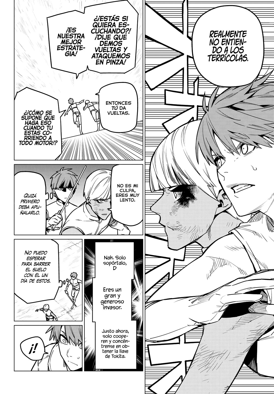 Sentai Daishikkaku Capitulo 21: Los exámenes Bailong: Enfrentando al invasor rojo, parte 4 página 3