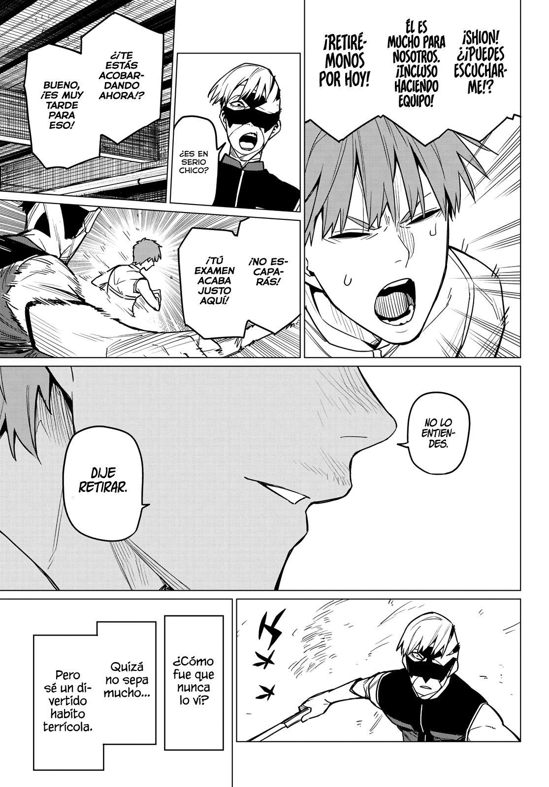 Sentai Daishikkaku Capitulo 21: Los exámenes Bailong: Enfrentando al invasor rojo, parte 4 página 8